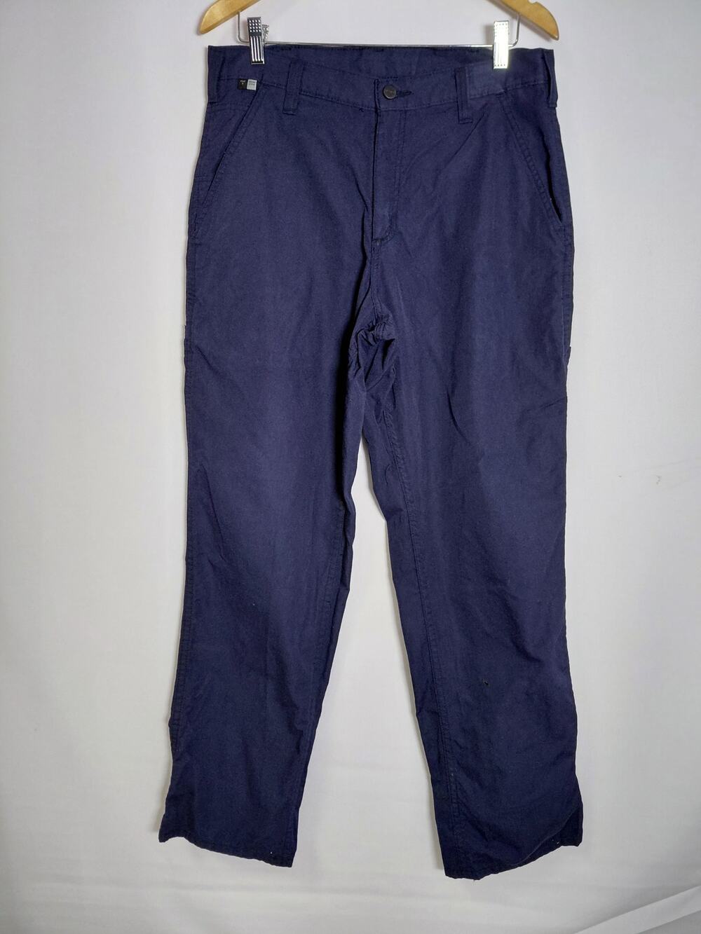 Carhartt Meta-Aramid Flame Resistant Navy Pants Solid Regular Men Size 32x34